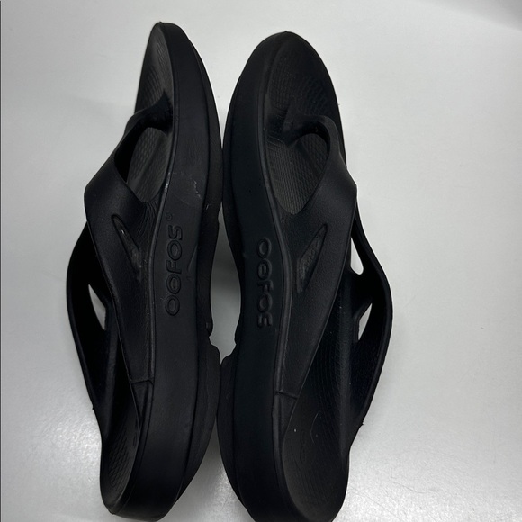 Oofos OOriginal Sandal Flip Flop Lightweight Recovery Footwear Black Women's 8 - Picture 6 of 8